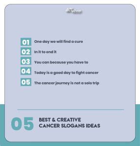 105+ Creative Cancer Slogans & Samples Ideas .